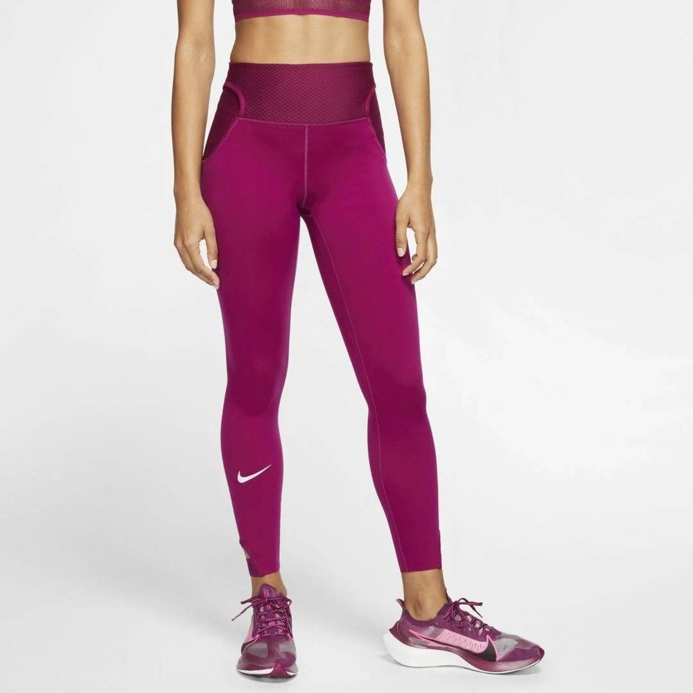 NWT Nike City Ready 7/8‎ Running Tights Pink Magenta XS